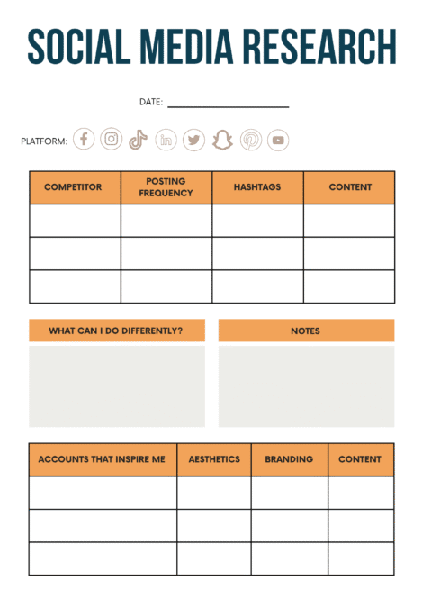 Social Media Marketing Planner and Tracker - Image 3